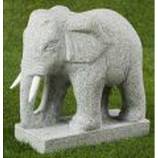 Elefant in grau