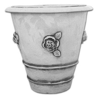 Blumenschale mit Motiv