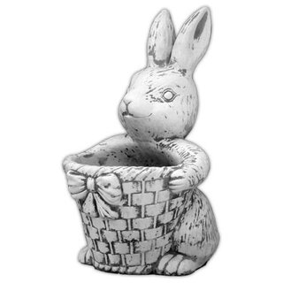 Blumenschale Hase mit Korb