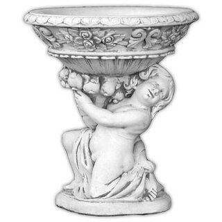 Blumenschale mit Figur