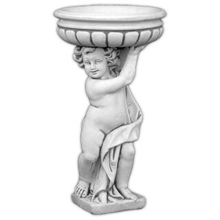 Blumenschale mit Figur