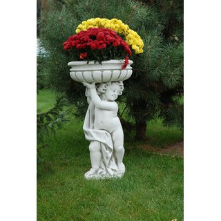 Blumenschale mit Figur