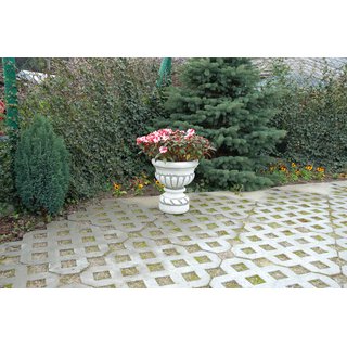 Blumenschale mit Motiv